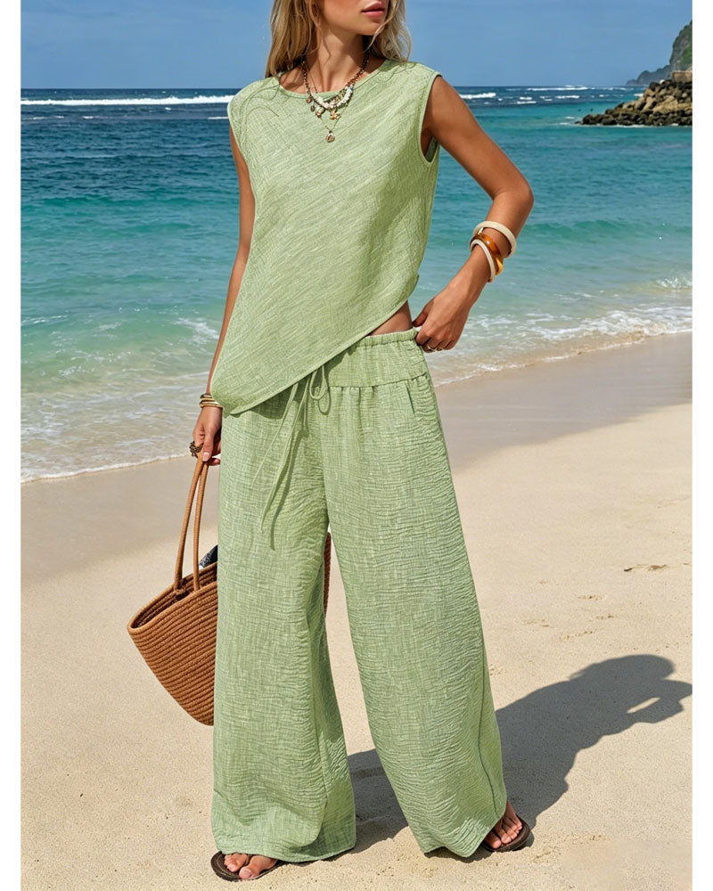 Coastal Drift Pants Set