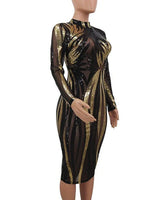 Cristy Sequin Midi Dress【On Sale】