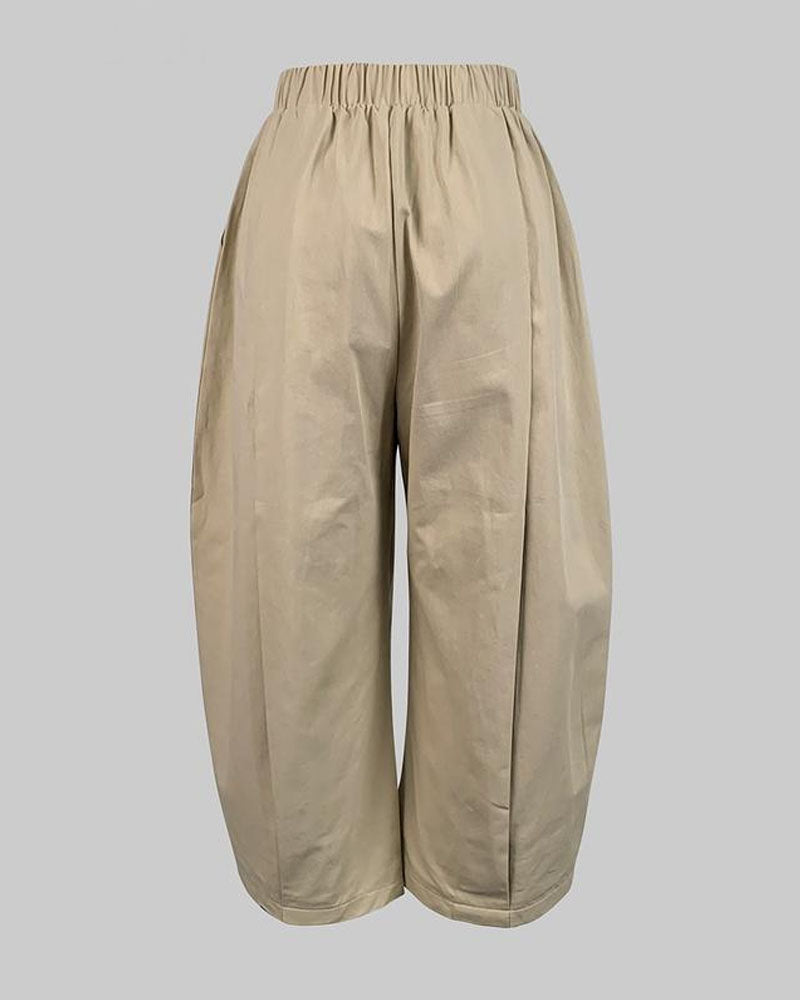 Cropped Capri Pants