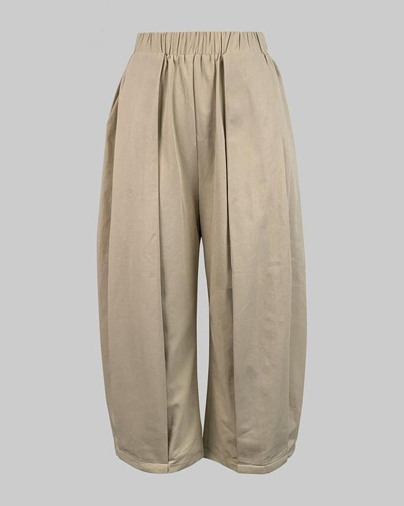 Cropped Capri Pants