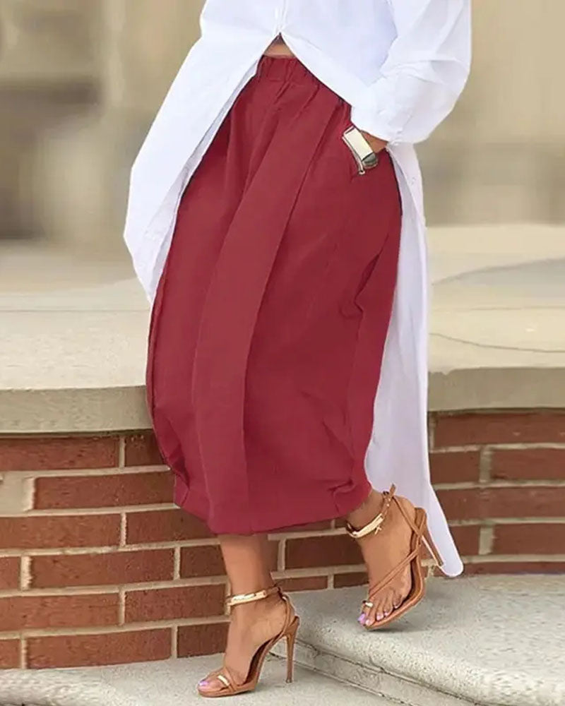 Cropped Capri Pants