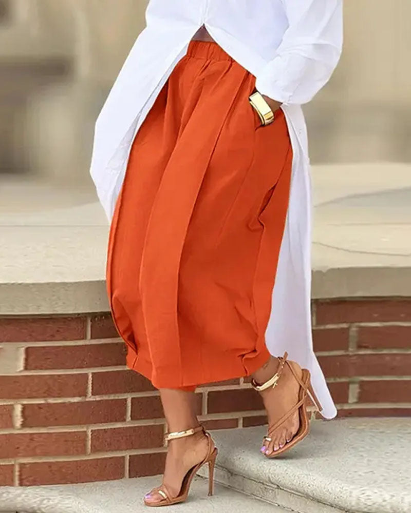 Cropped Capri Pants