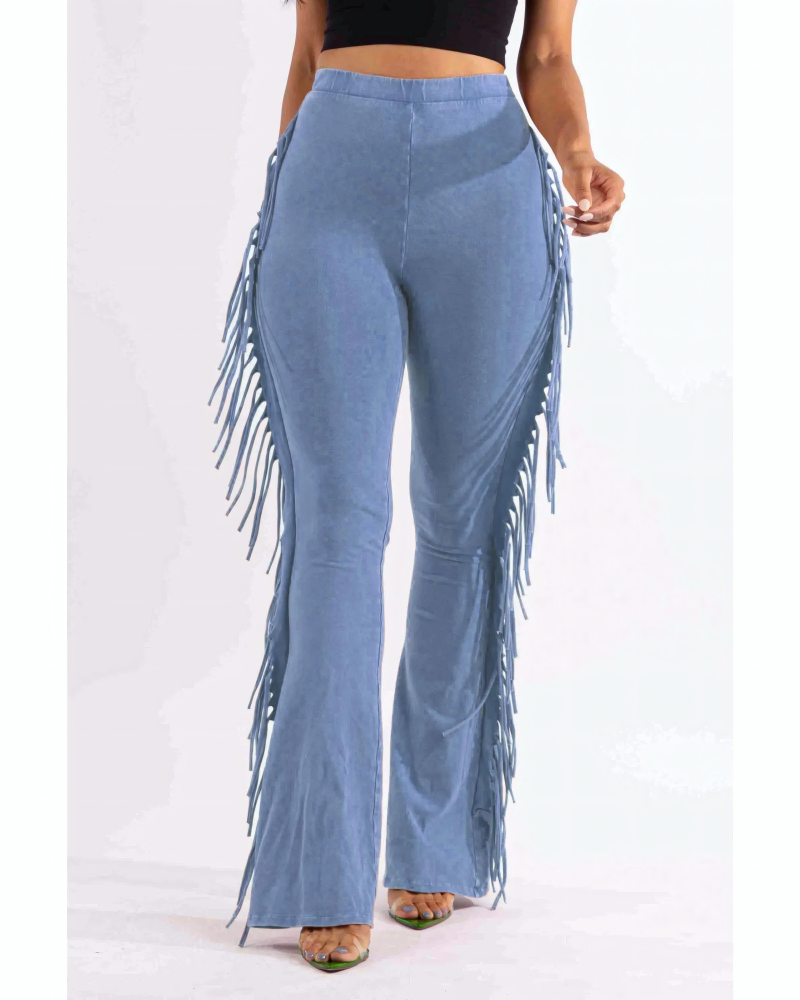 Good Times Fringed Flare Pant