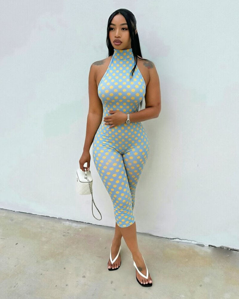 Daisy Capri Romper