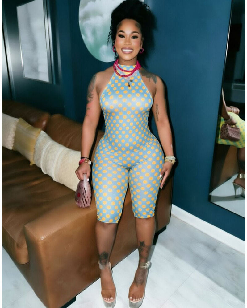 Daisy Capri Romper