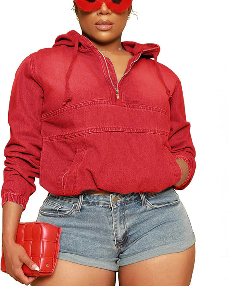 Denim Babe Hoodie