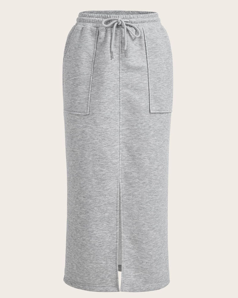 Drawstring Waist Skirt