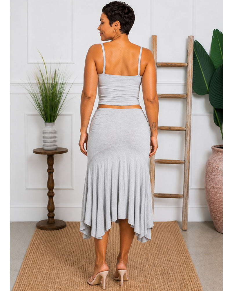 Dressing Up Ruched Skirt Set