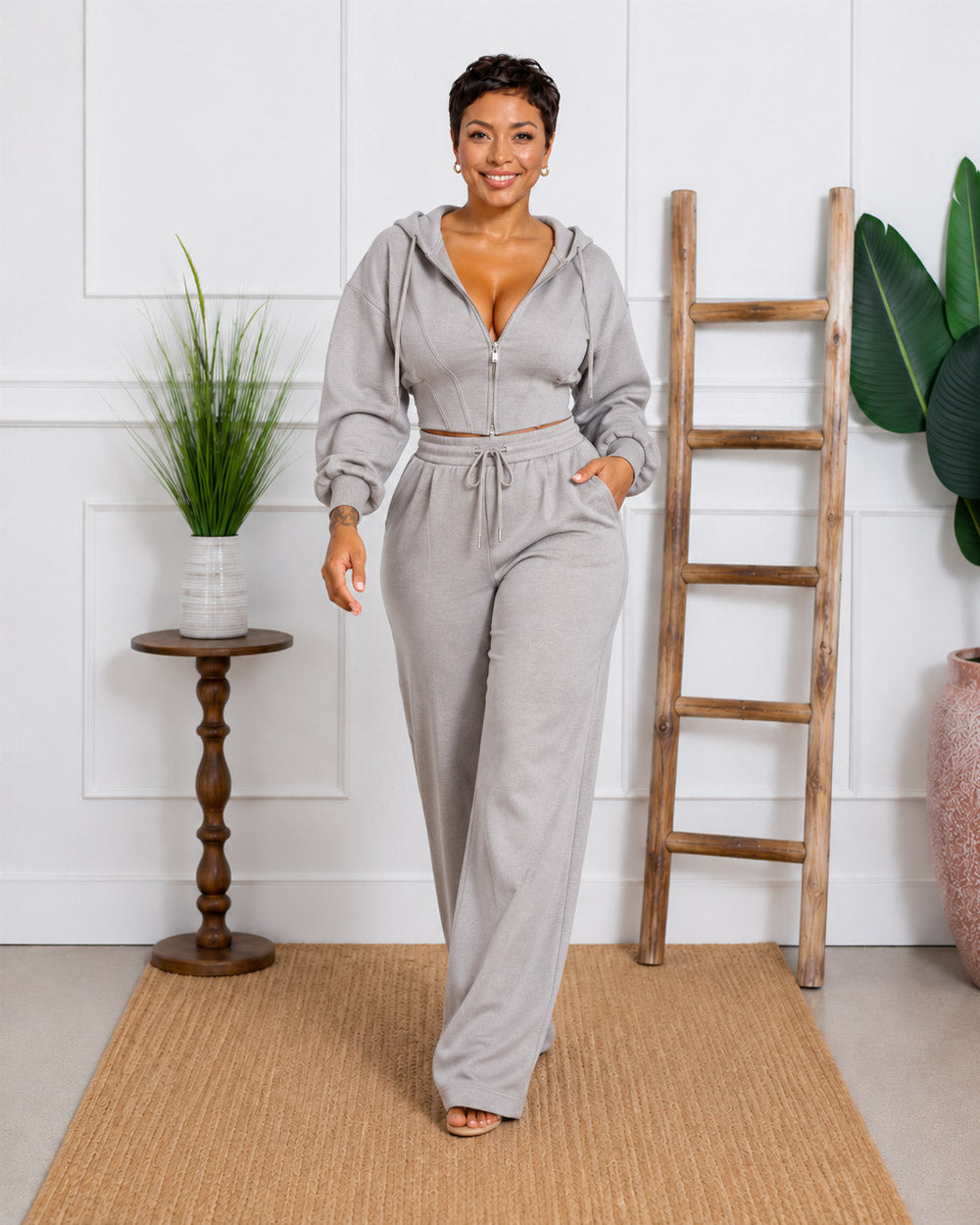 EGO Wide Leg Jogger Set