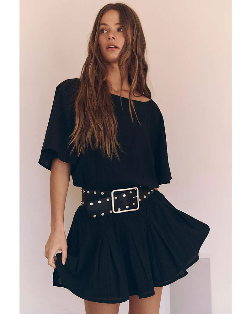 Easy Breeze Off-Shoulder Mini Dress