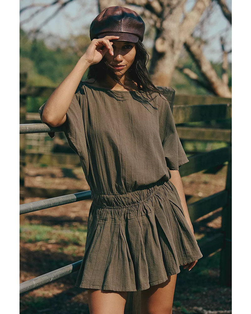 Easy Breeze Off-Shoulder Mini Dress