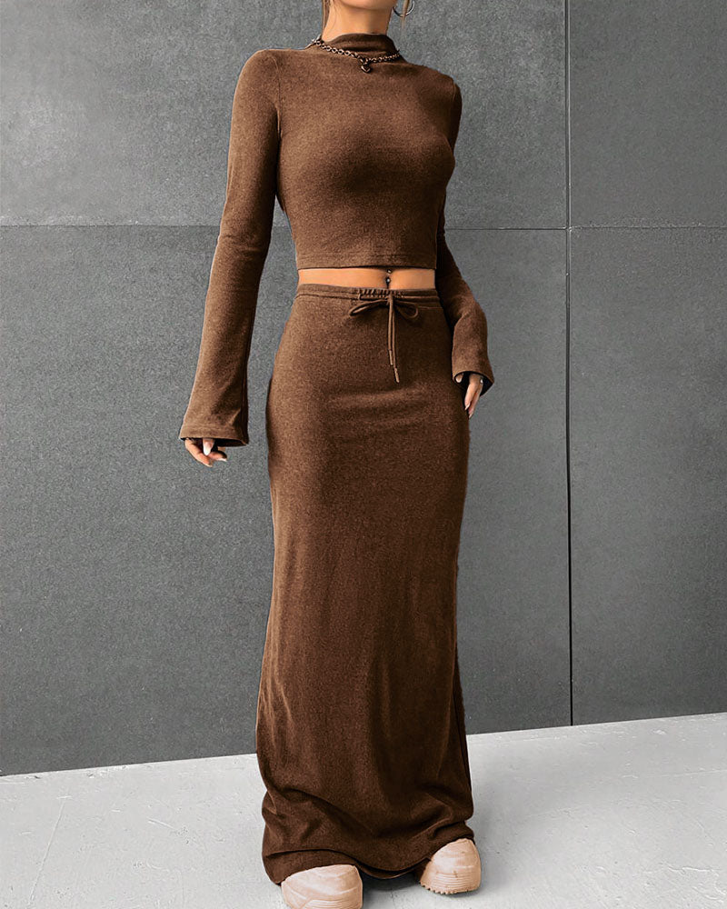 Ensemble Chic Urbain Skirt Set