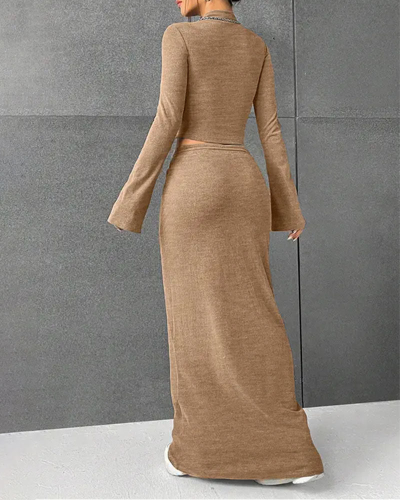 Ensemble Chic Urbain Skirt Set