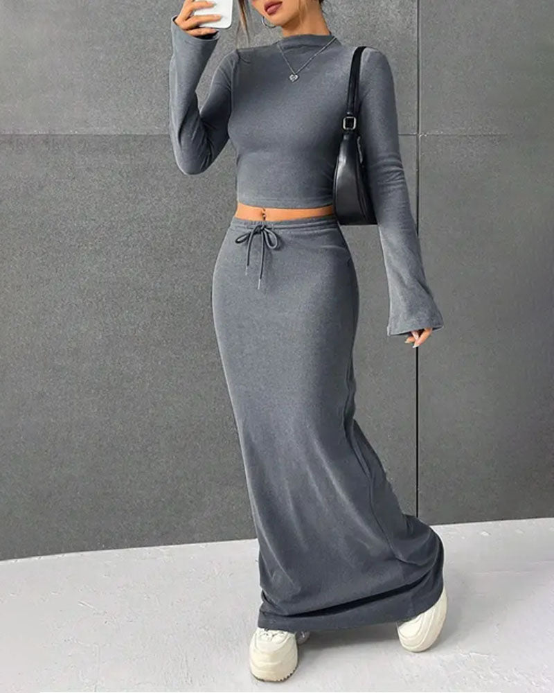 Ensemble Chic Urbain Skirt Set