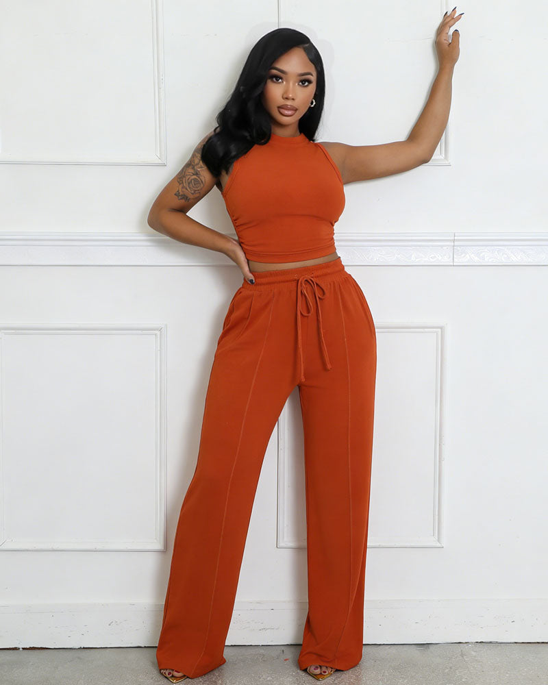 Ethereal Ruched Knit Set