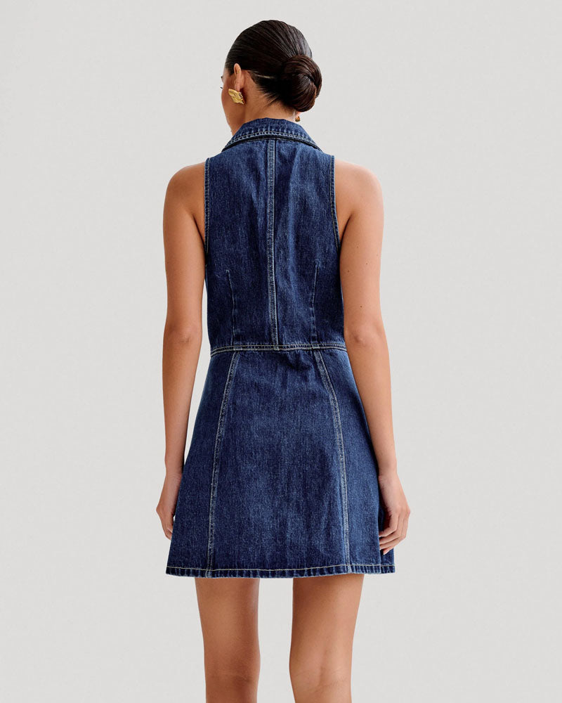Eugenie Denim Mini Dress