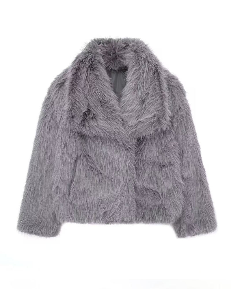 FREYA FAUX FUR JACKET