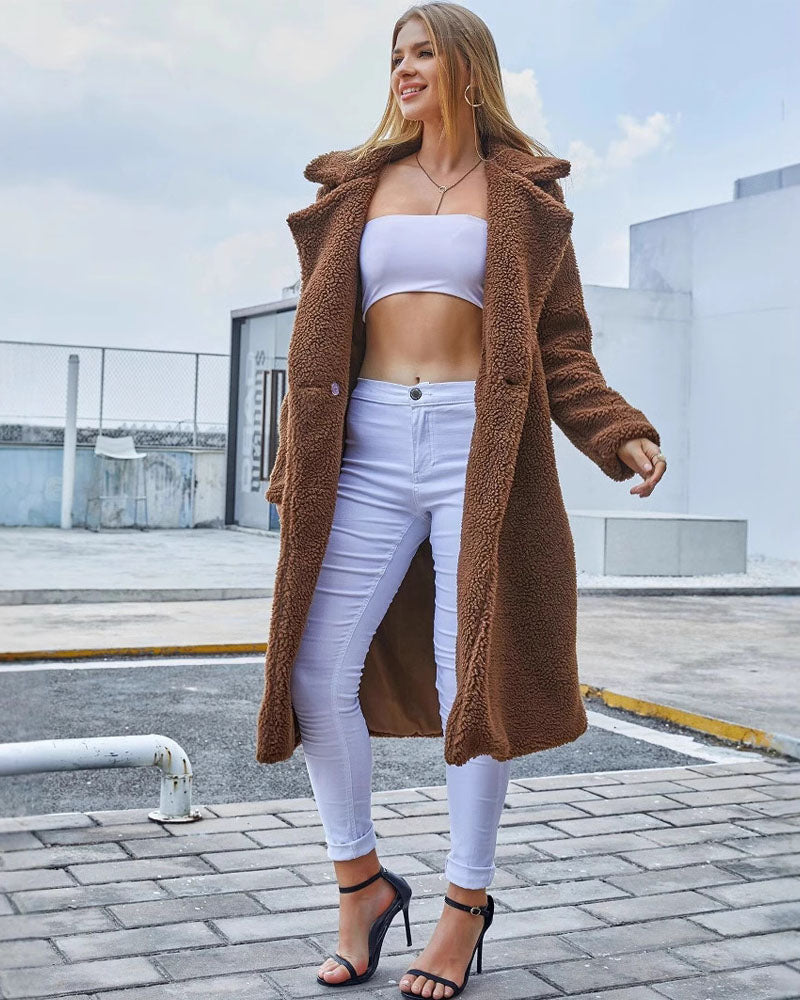 Cover Girl Faux Fur Coat