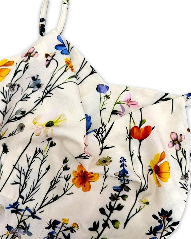 Floral Wide Leg Jumpsuit