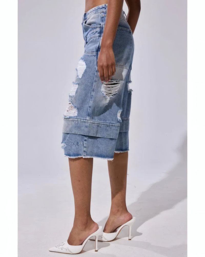 GO GET SOME DENIM BERMUDA SHORT