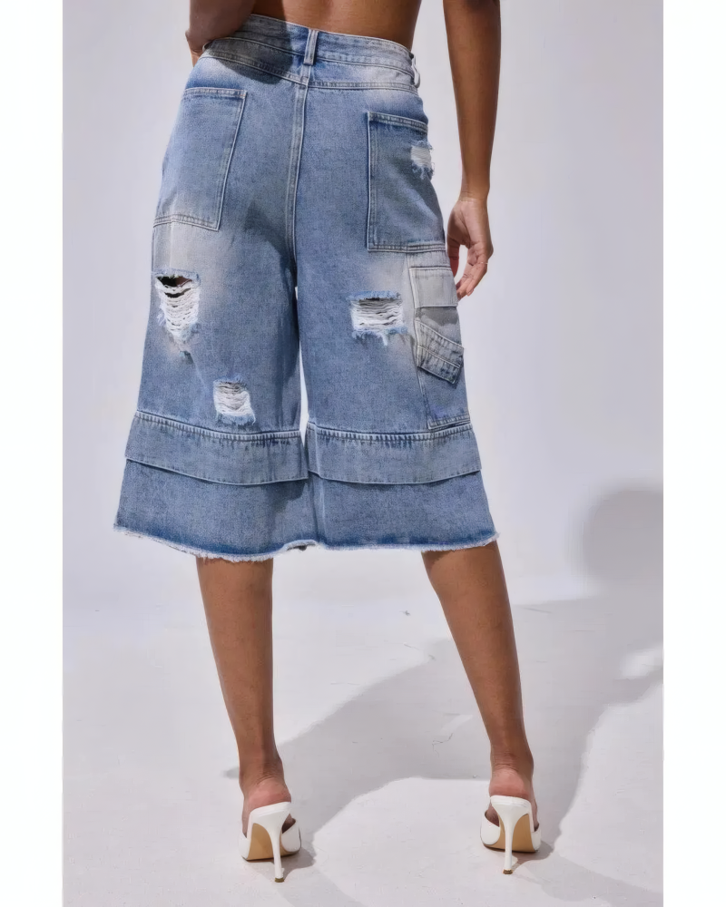 GO GET SOME DENIM BERMUDA SHORT