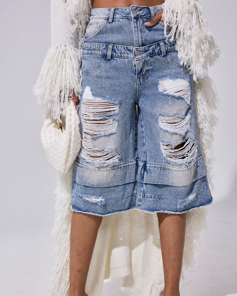 GO GET SOME DENIM BERMUDA SHORT