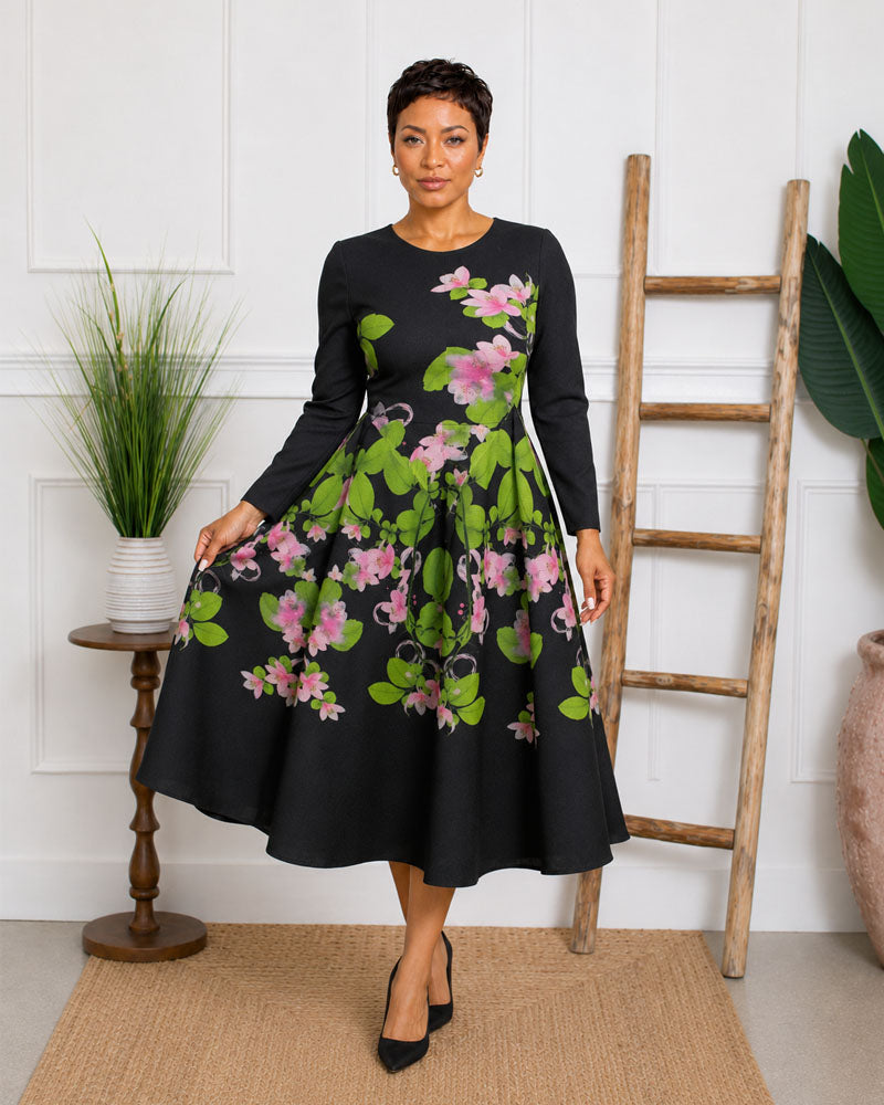 Garden Reverie Floral Bouncy Dress