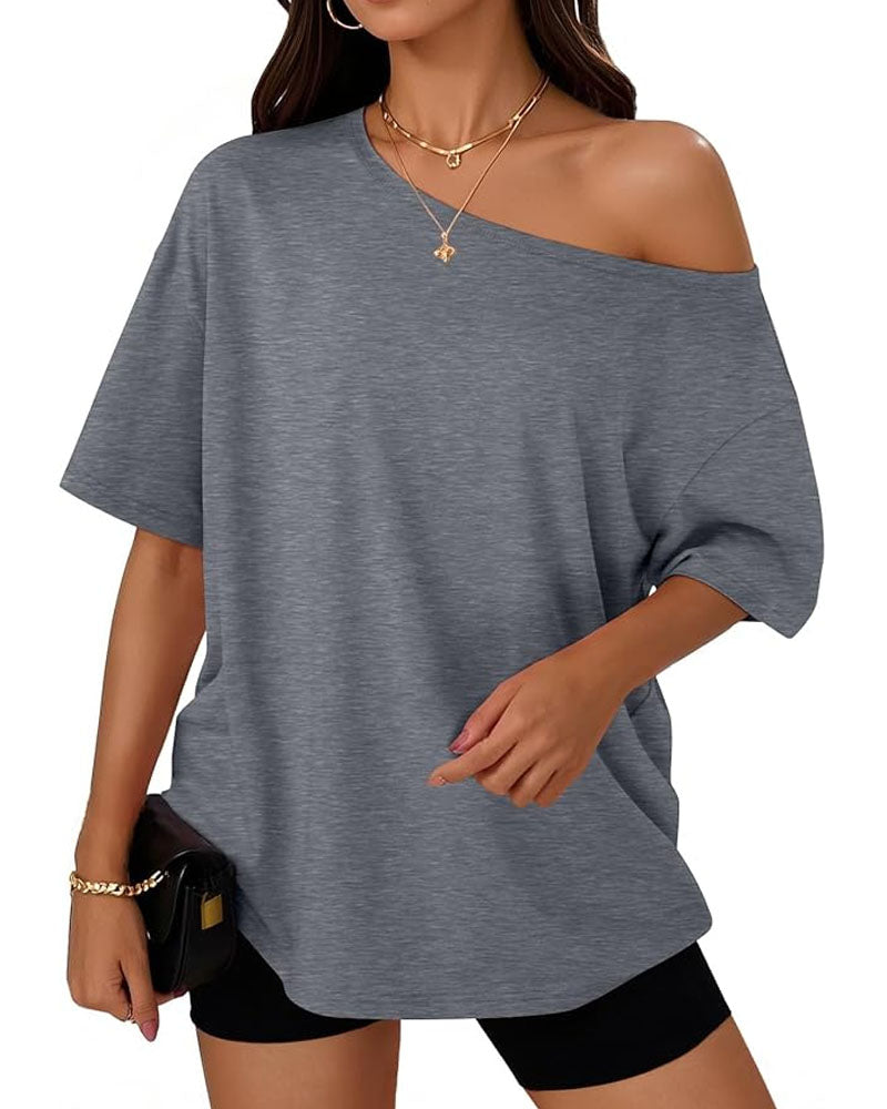 Give Me Options Oversized Basic Tee