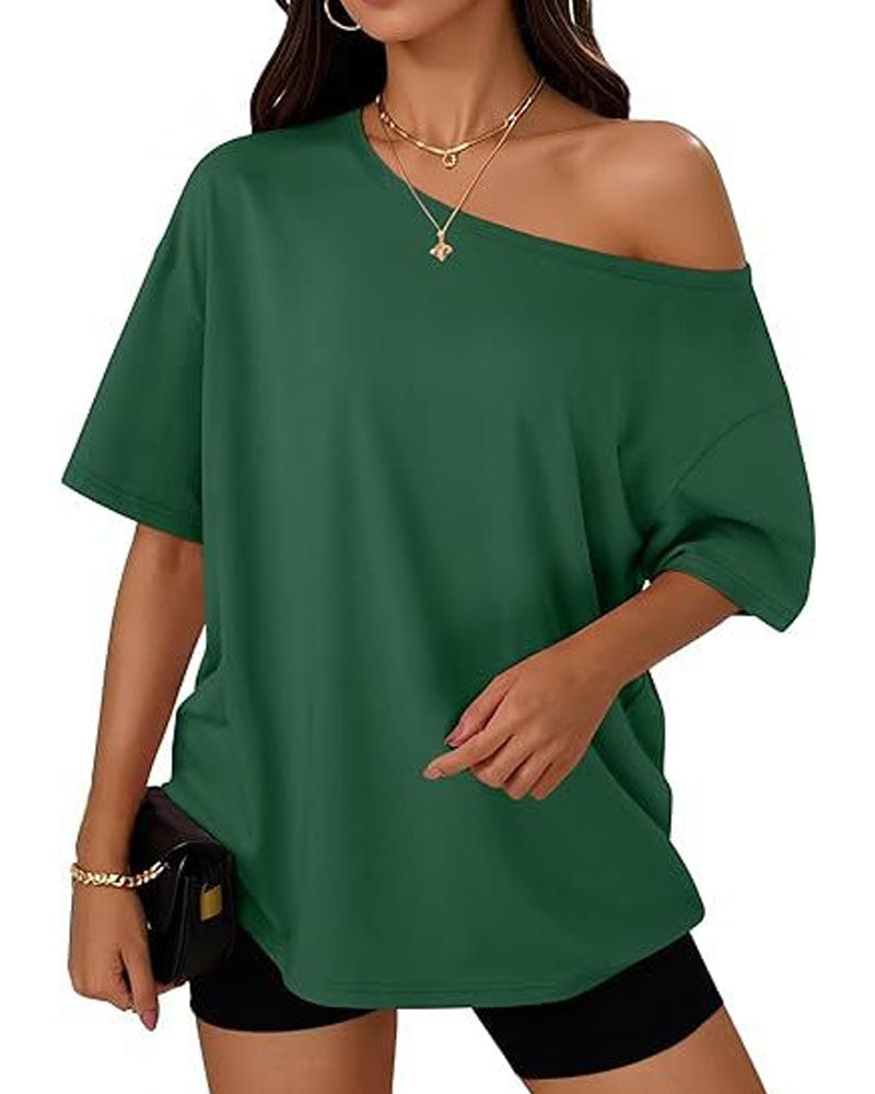 Give Me Options Oversized Basic Tee