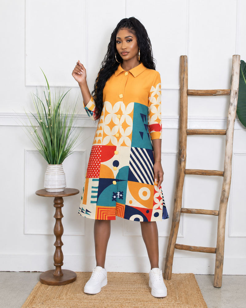 Grande Dame Pleaded Bounce Dress