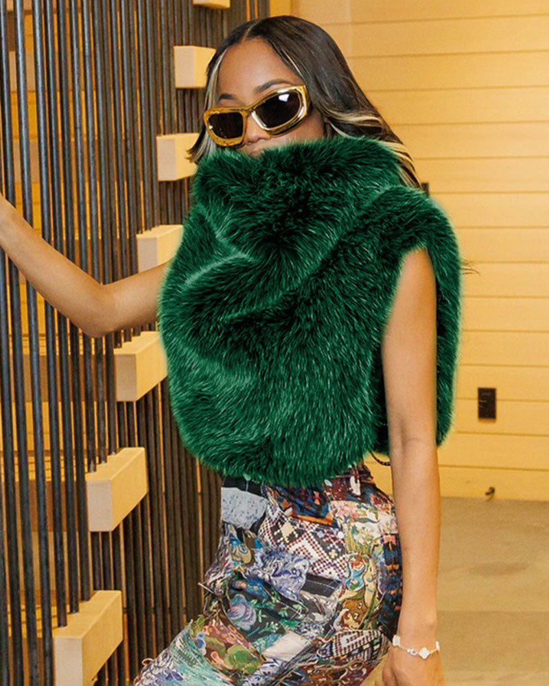 Headed To Aspen Fur Top