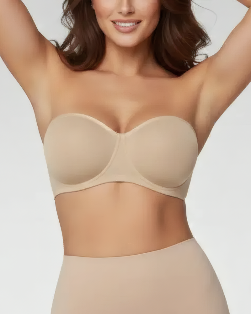 Convertible Strapless Minimizer Bandeau Bra