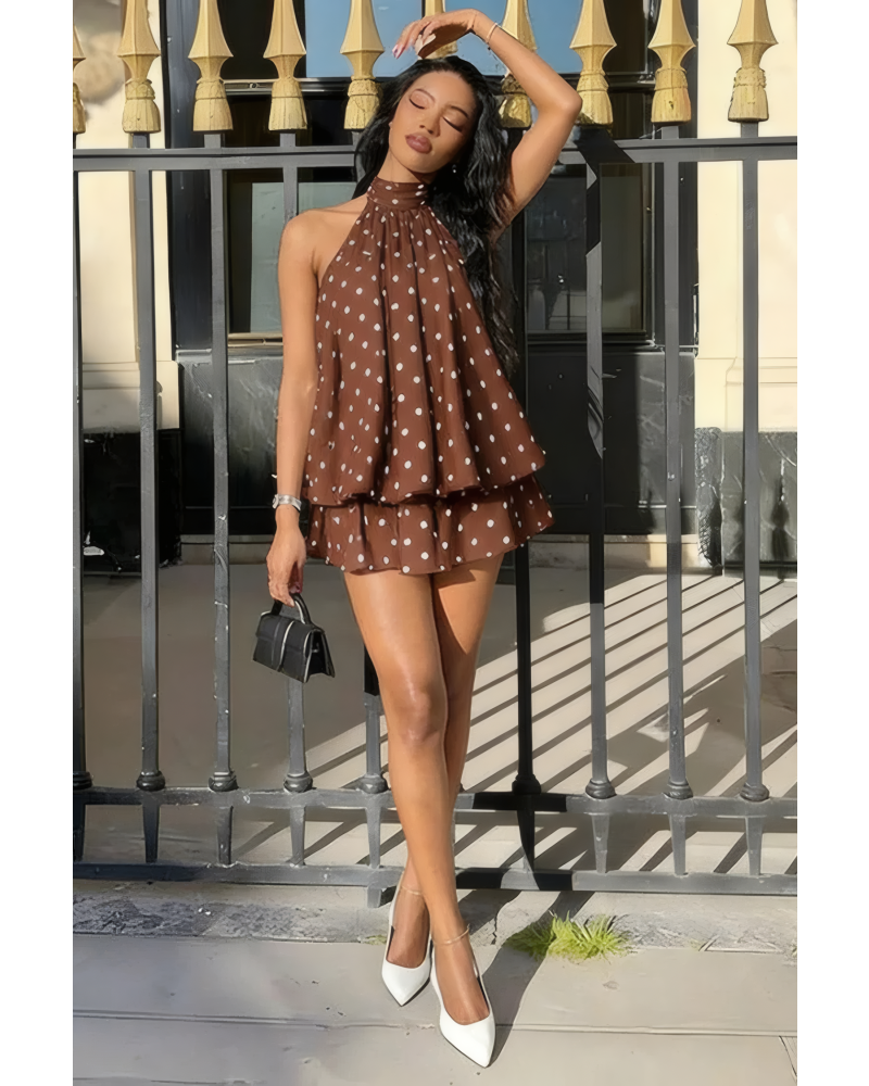 Enya Backless Mini Dress