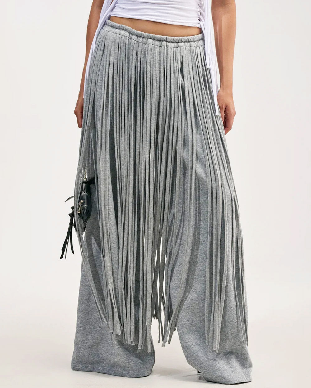 In Motion Fringe Wide-Leg Pants