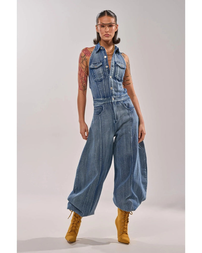 JETSETTER Denim JUMPSUIT