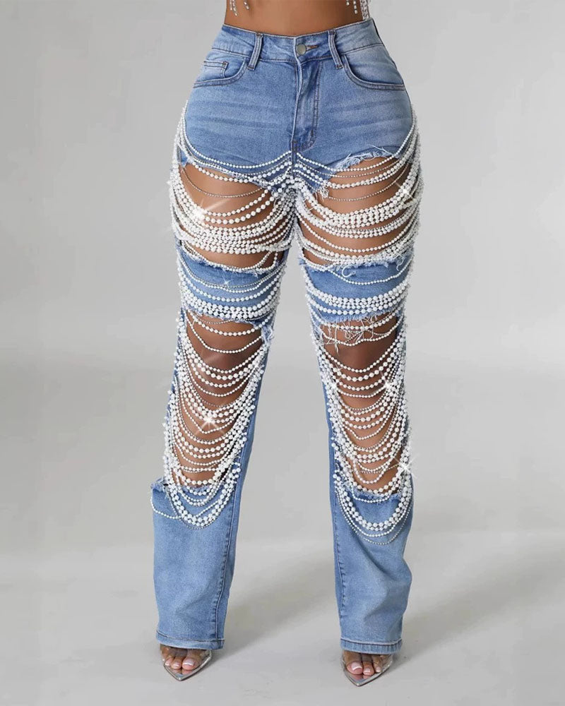 KHLOE PEARL JEANS