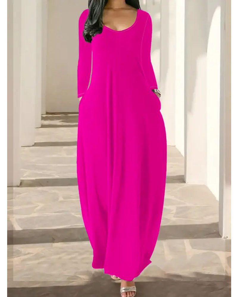 Keep It Cozy Maxi Dress