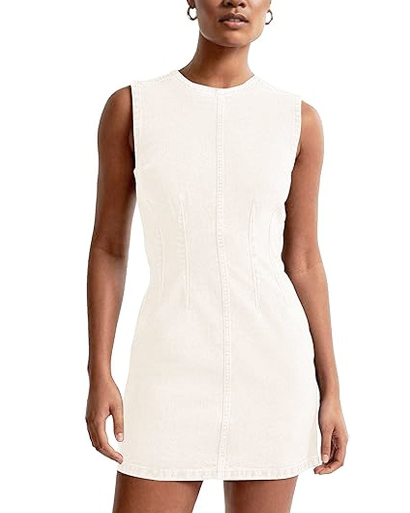 Kendi denim mini dress
