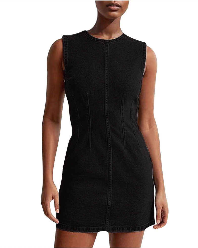 Kendi denim mini dress