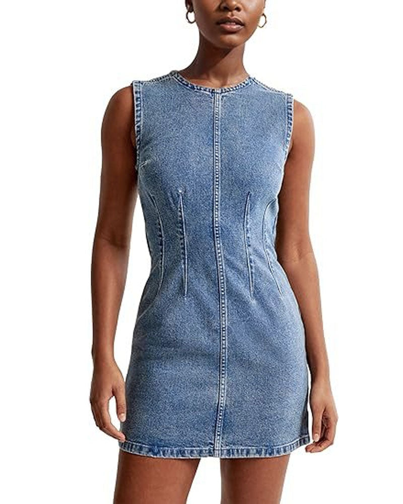 Kendi denim mini dress