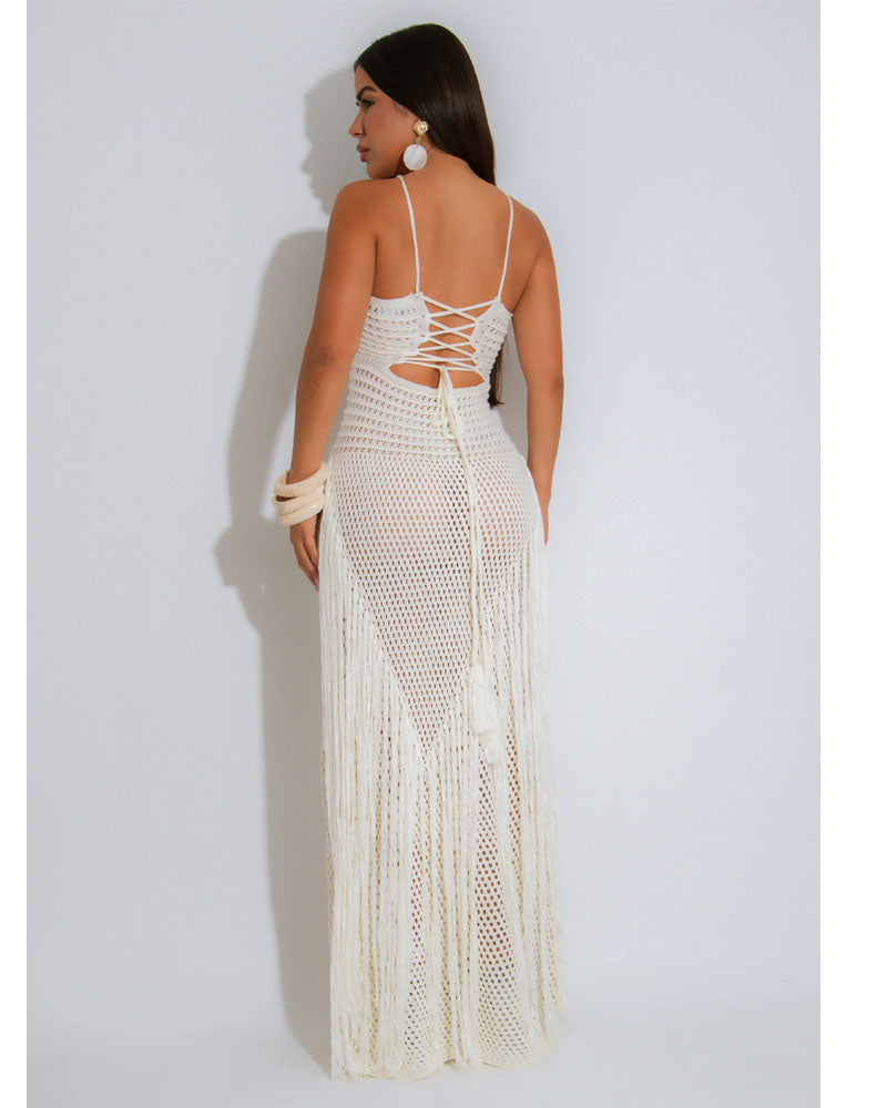Layla Crochet Maxi Dress