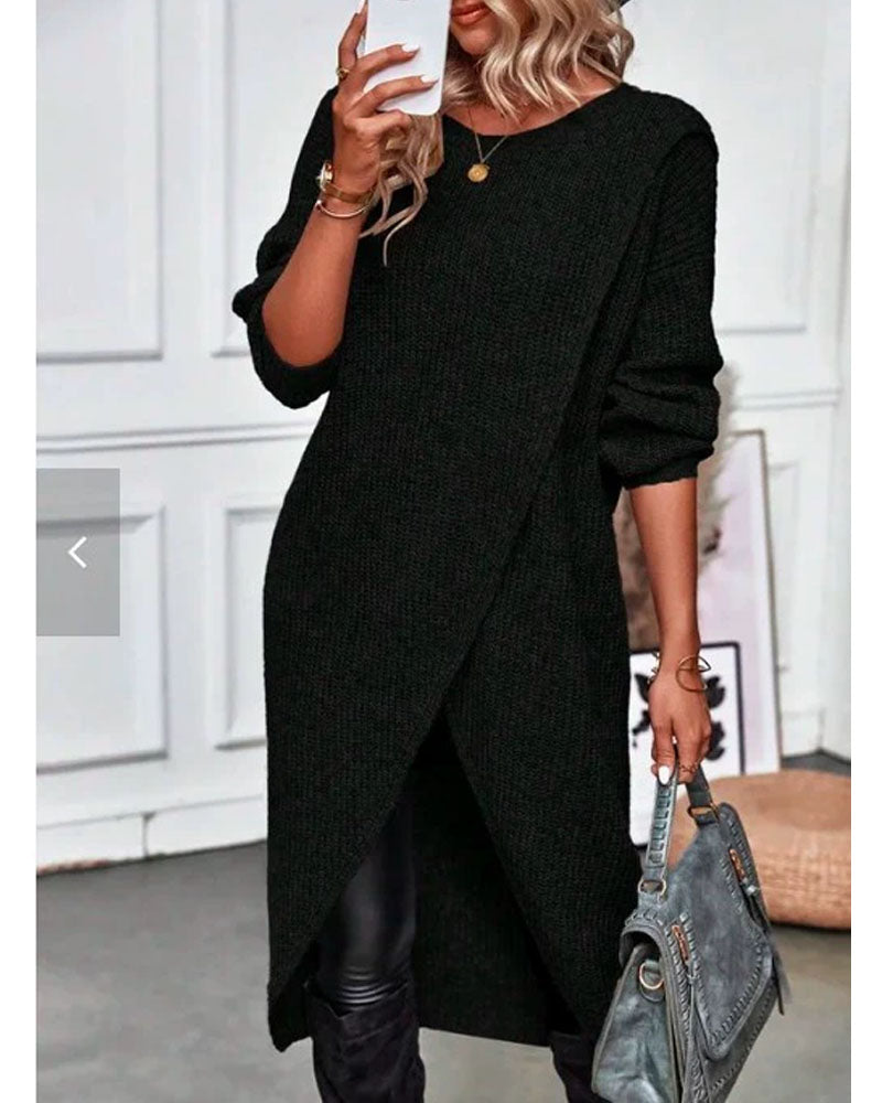 Leona Knitted Sweater Dress