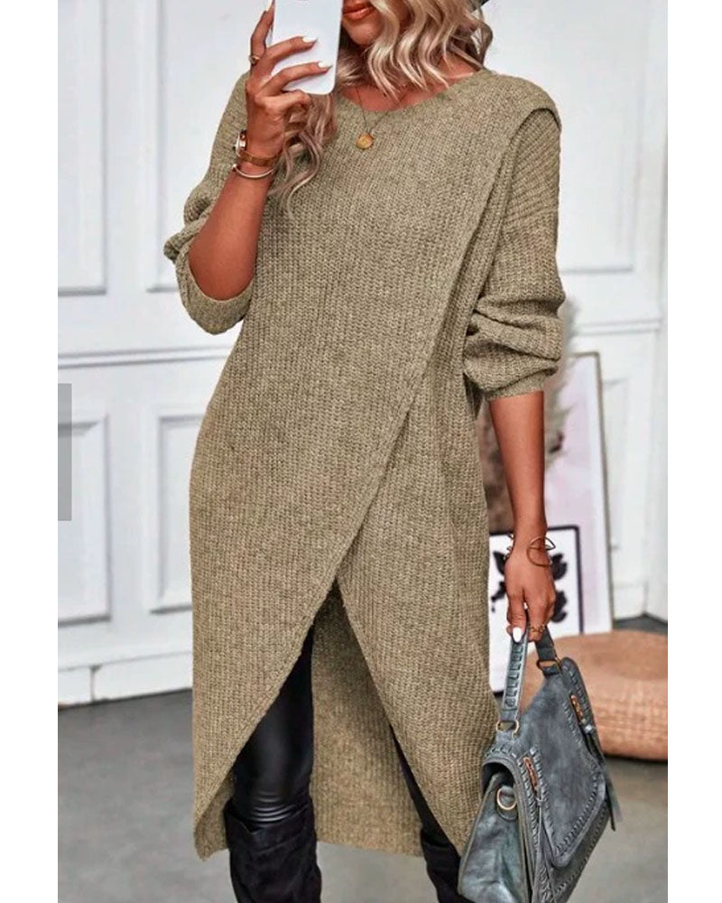Leona Knitted Sweater Dress
