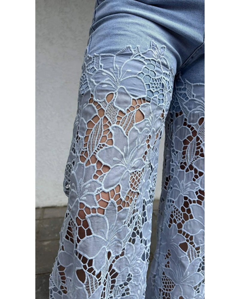 Lia Lace Jeans