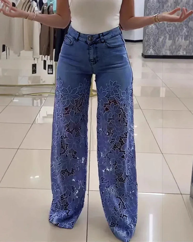 Lia Lace Jeans