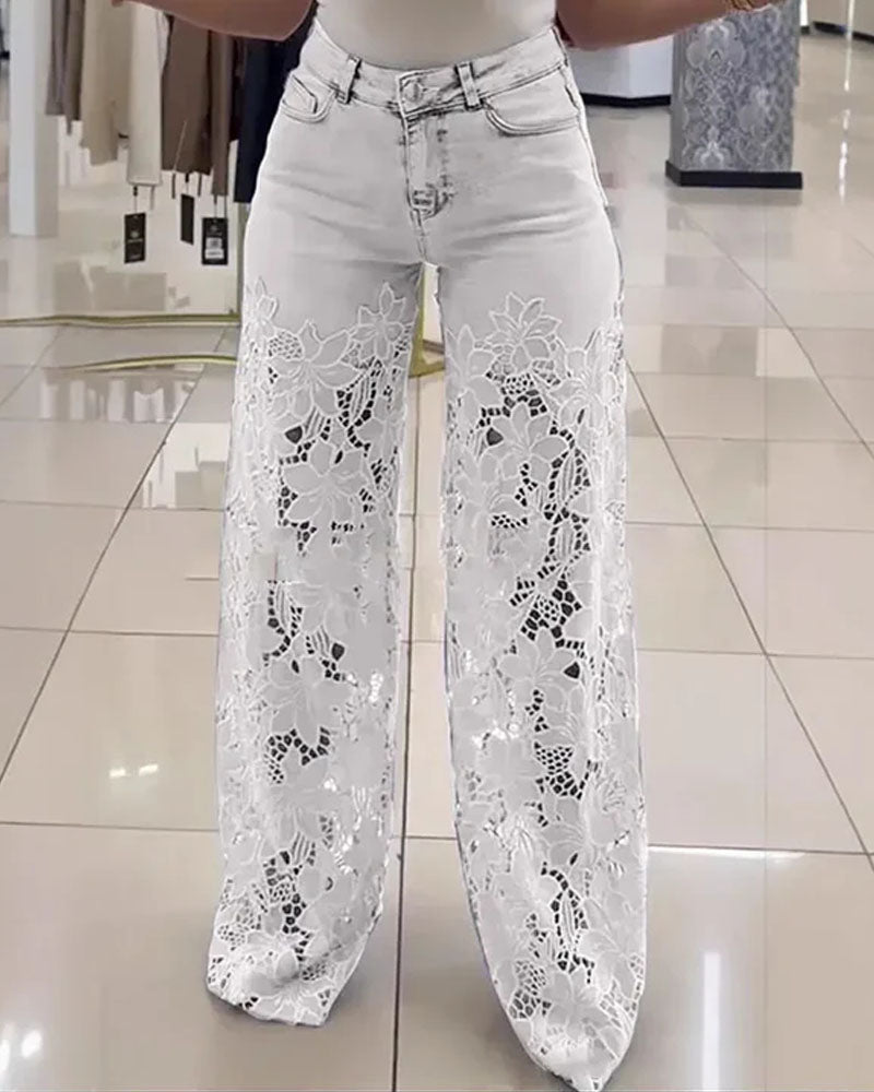 Lia Lace Jeans