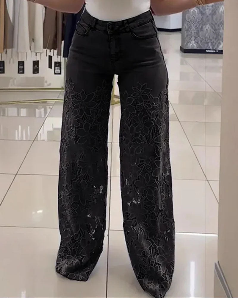 Lia Lace Jeans