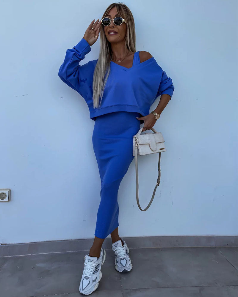 Lilia Comfy Chic Dress Set