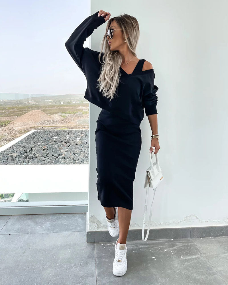 Lilia Comfy Chic Dress Set