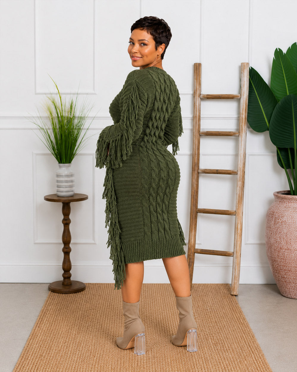 Lisa Sweater Midi Dress